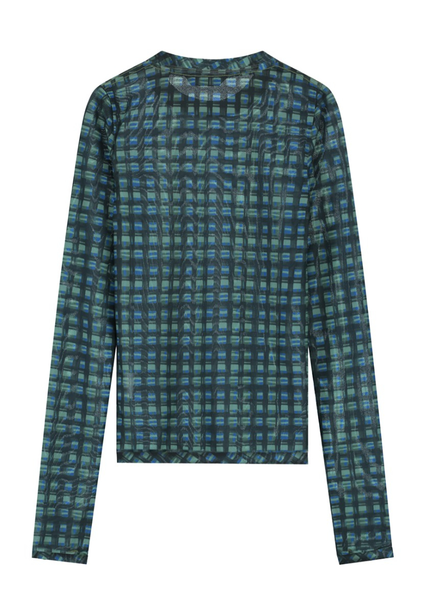 ØlÅf Window Check Longsleeves Groen W160101