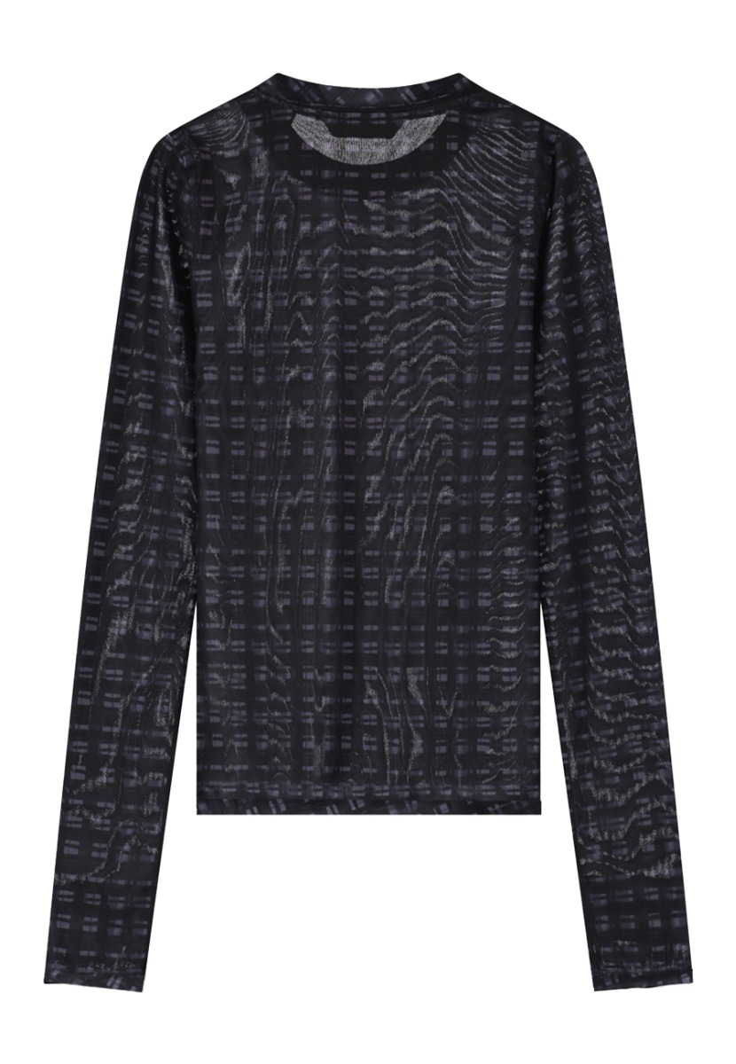 ØlÅf Window Check Longsleeves Zwart W160101