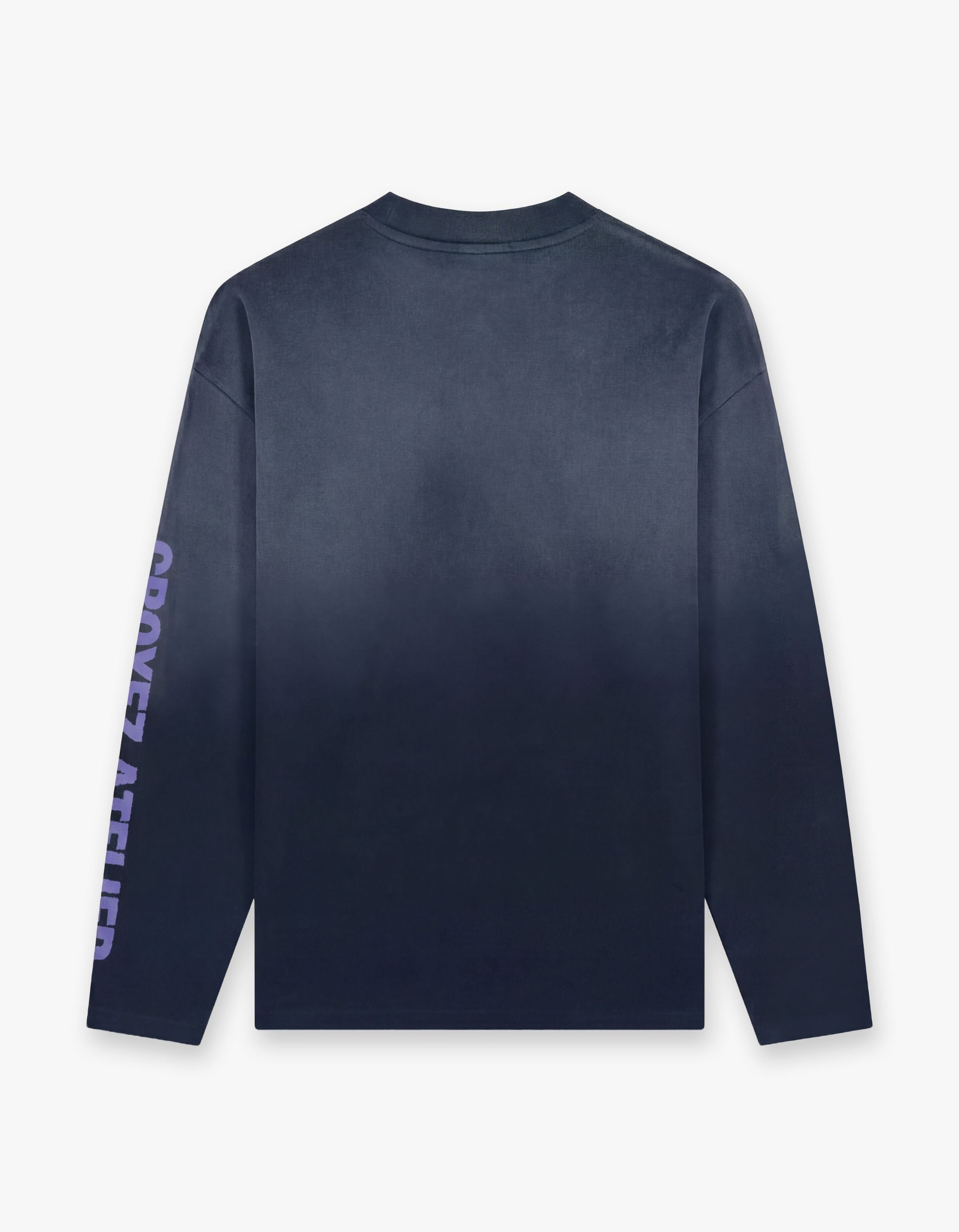 Croyez Sprayed Atelier Longsleeve Longsleeves Zwart Crb30026013