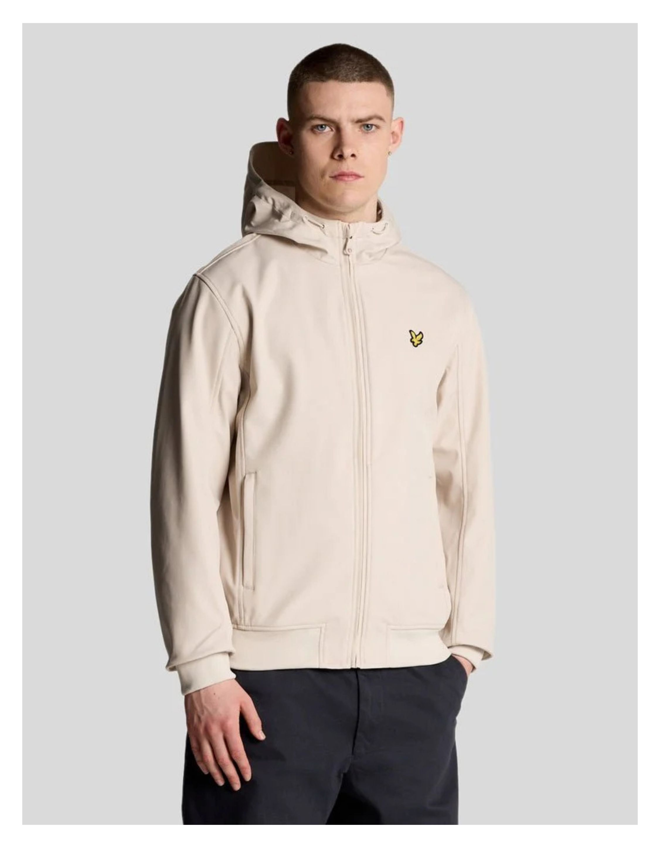 Lyle&scott Mesh Back Softshell Jacket Jackets Beige Jk2200v