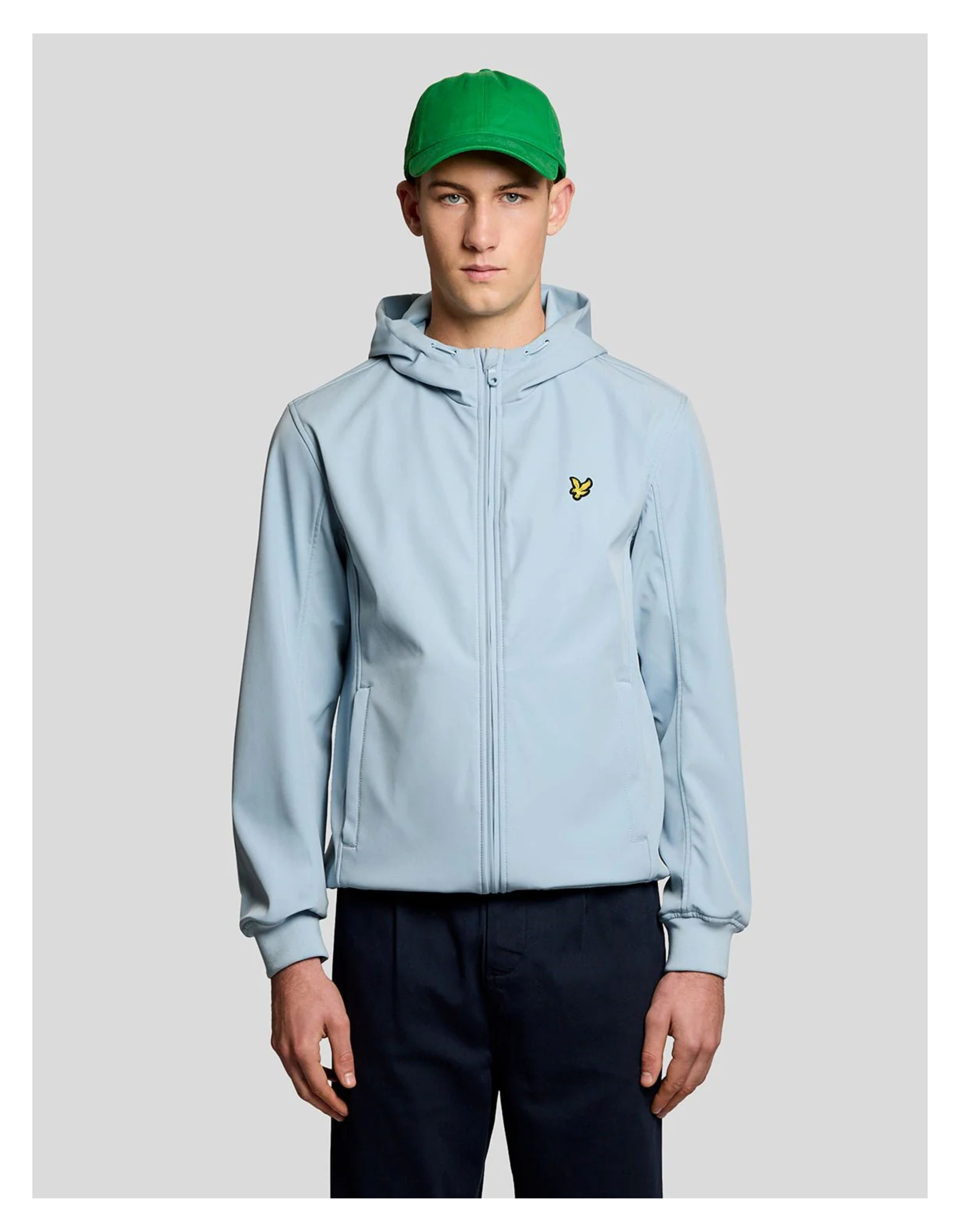 Lyle&scott Mesh Back Softshell Jacket Jackets Lichtblauw Jk2200v