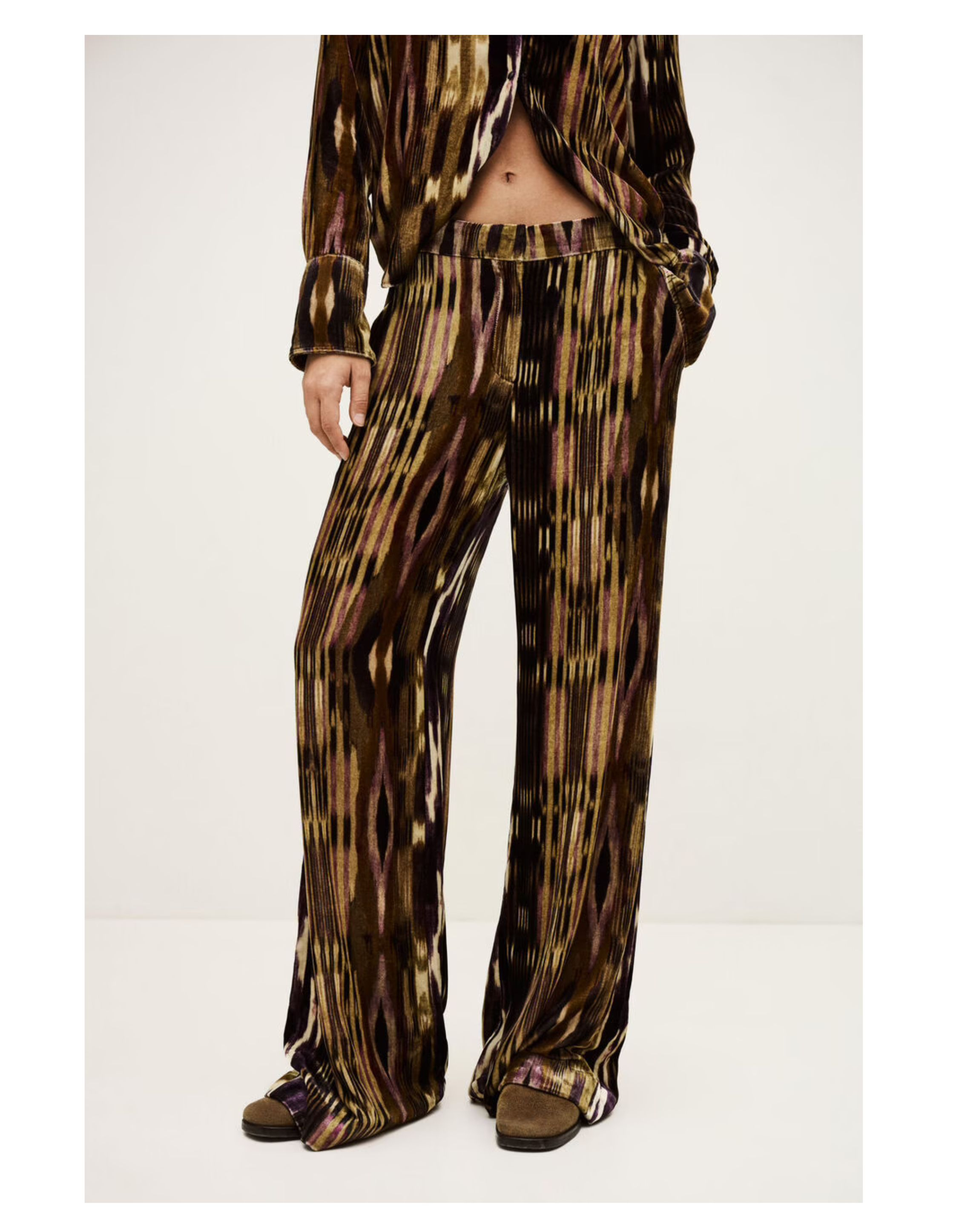 Ba&sh Velvo Pantalons Khaki 1h25velv