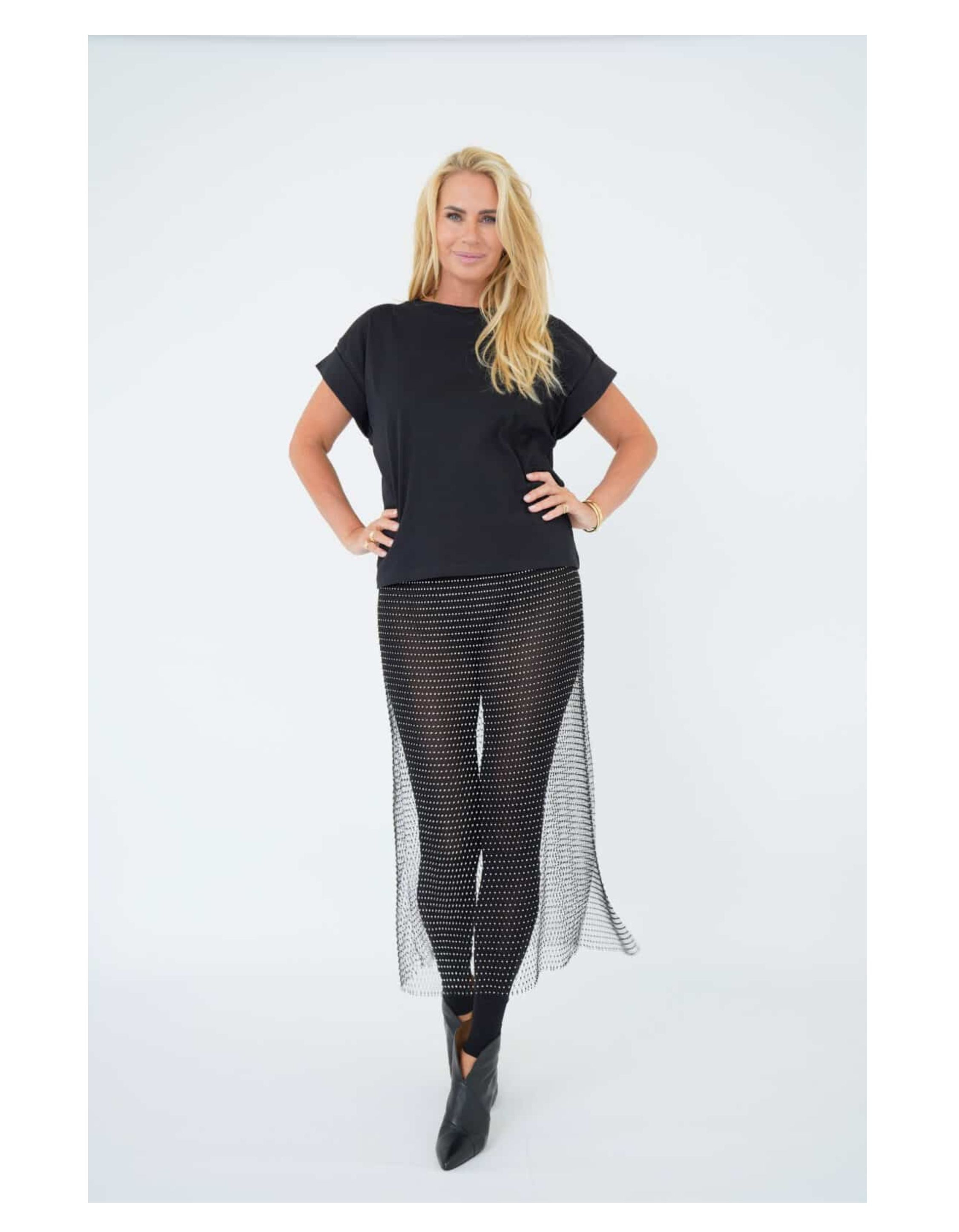 Est'seven Top Tops Zwart Meryem