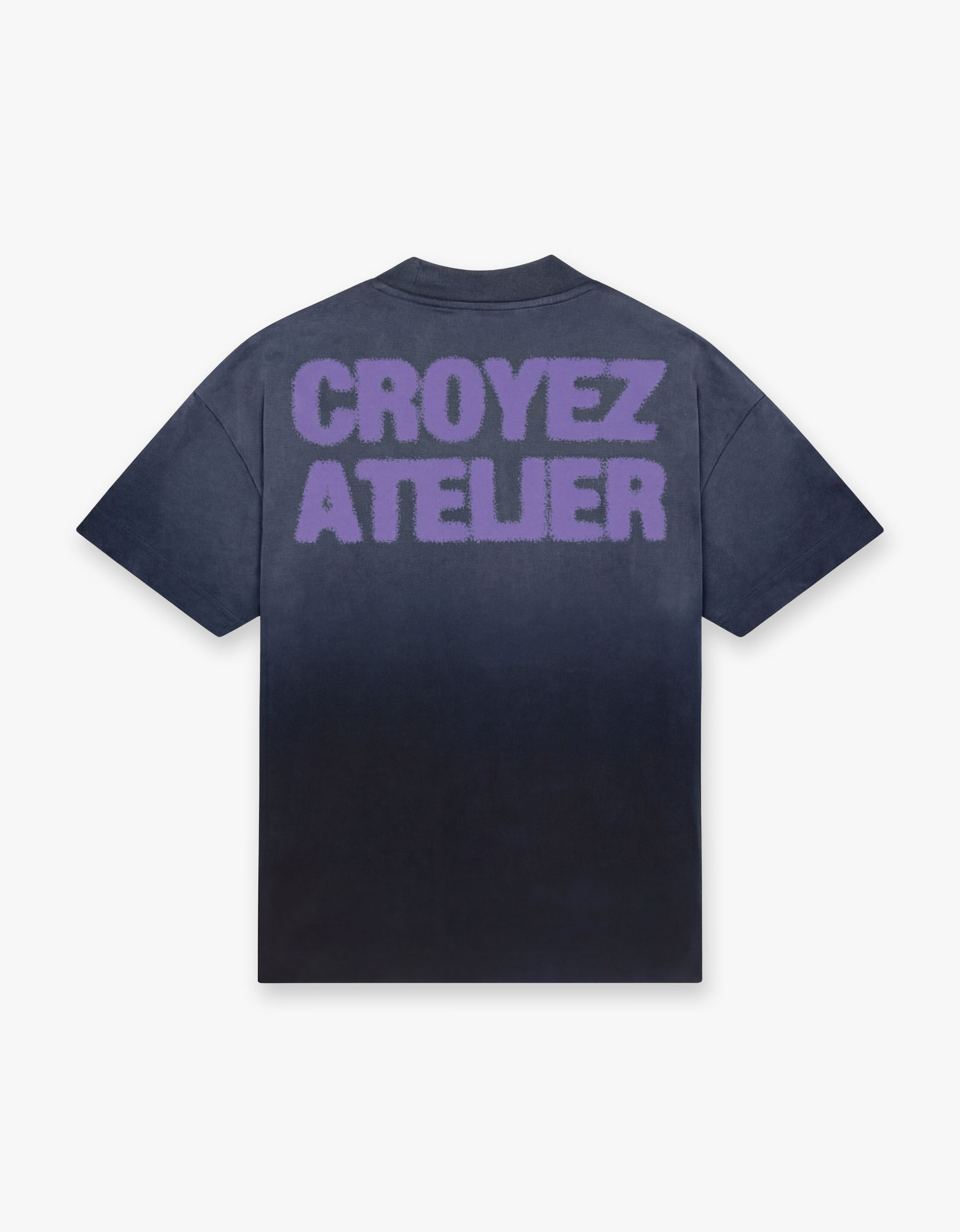 Croyez Sprayed Atelier T-shirt T-shirts Zwart Crb30026011
