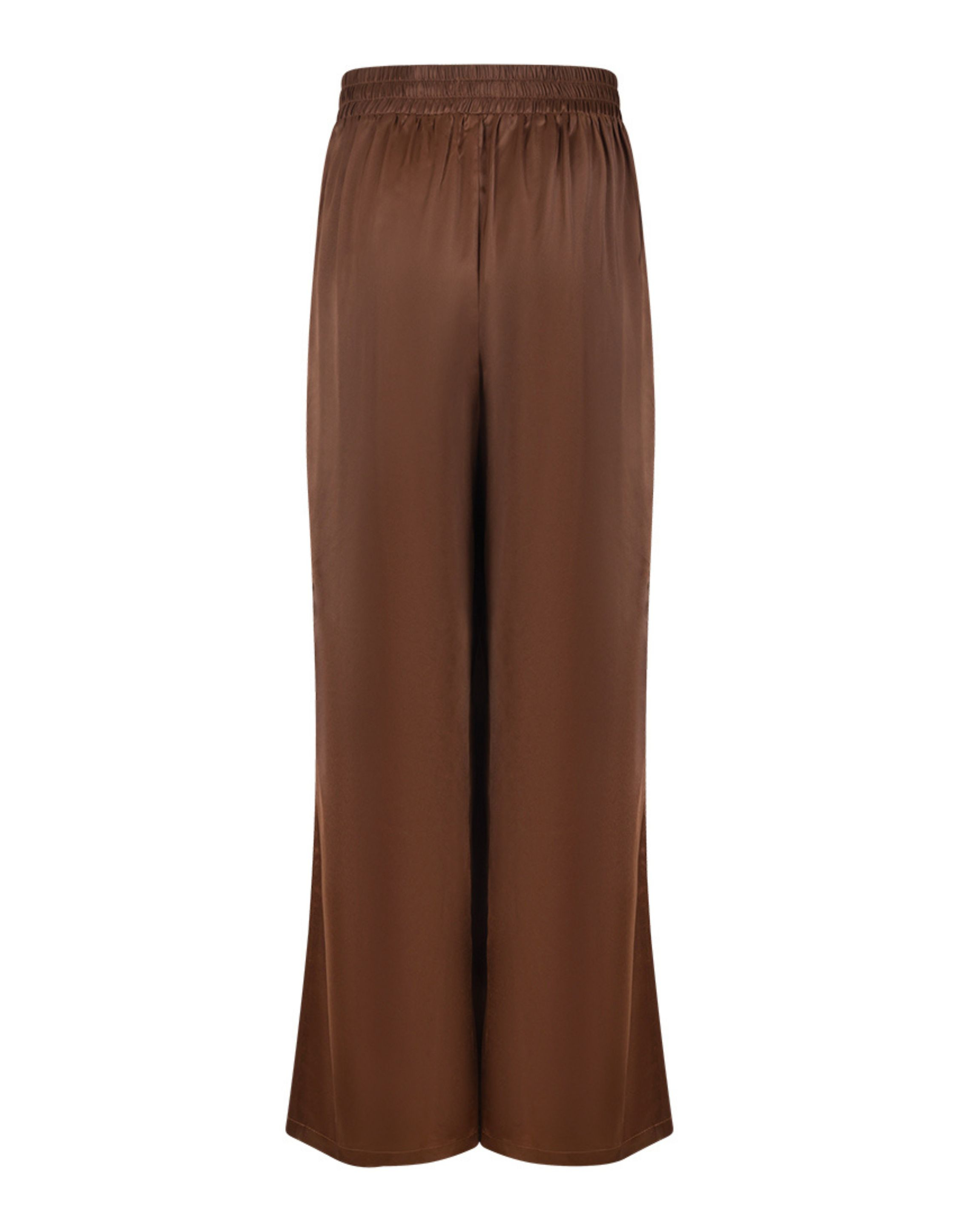 Nukus June Pants Shiny Pantalons Bruin Nkf09068