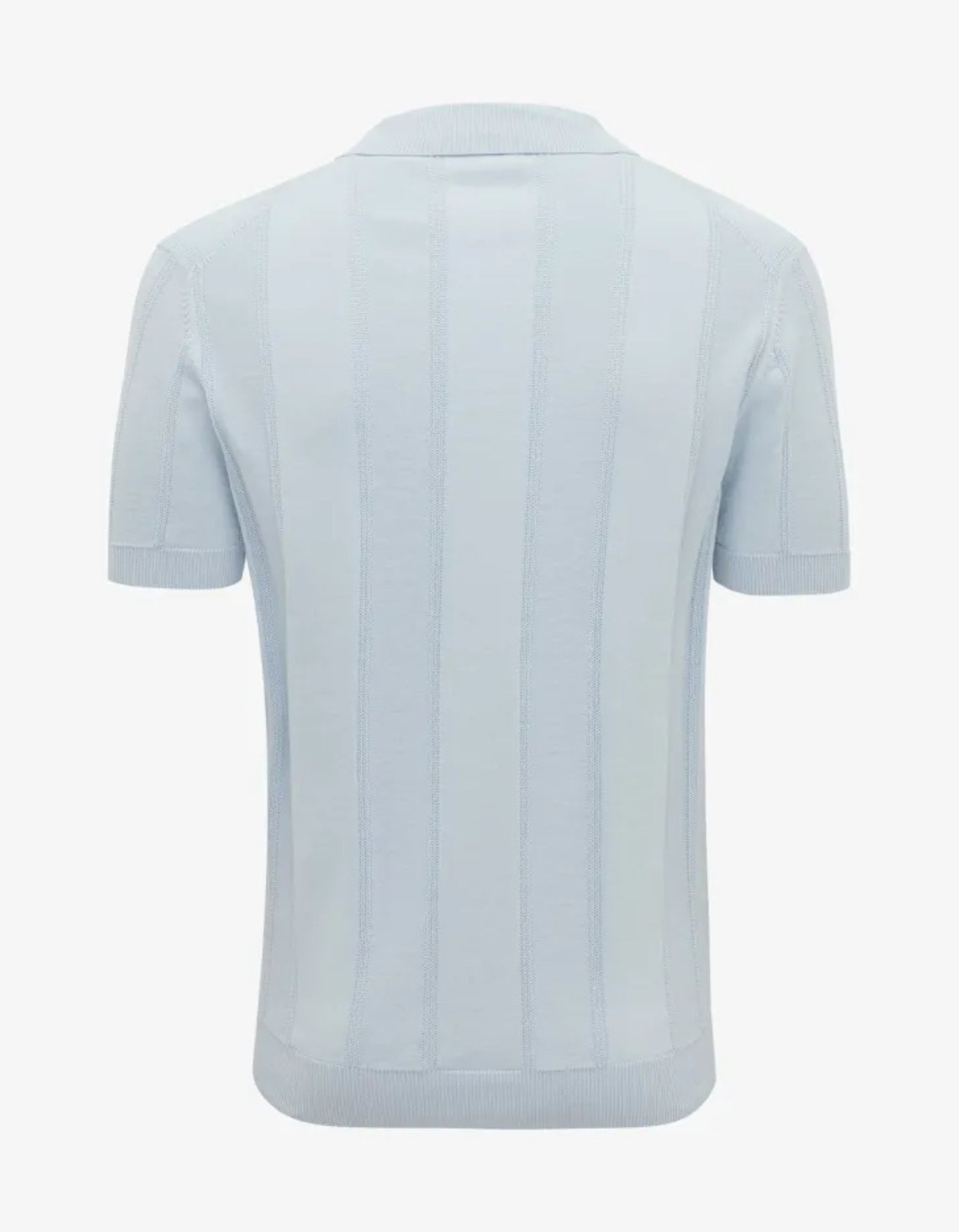Gentiluomo Polo No Buttons Ss Polos Lichtblauw K4201-282