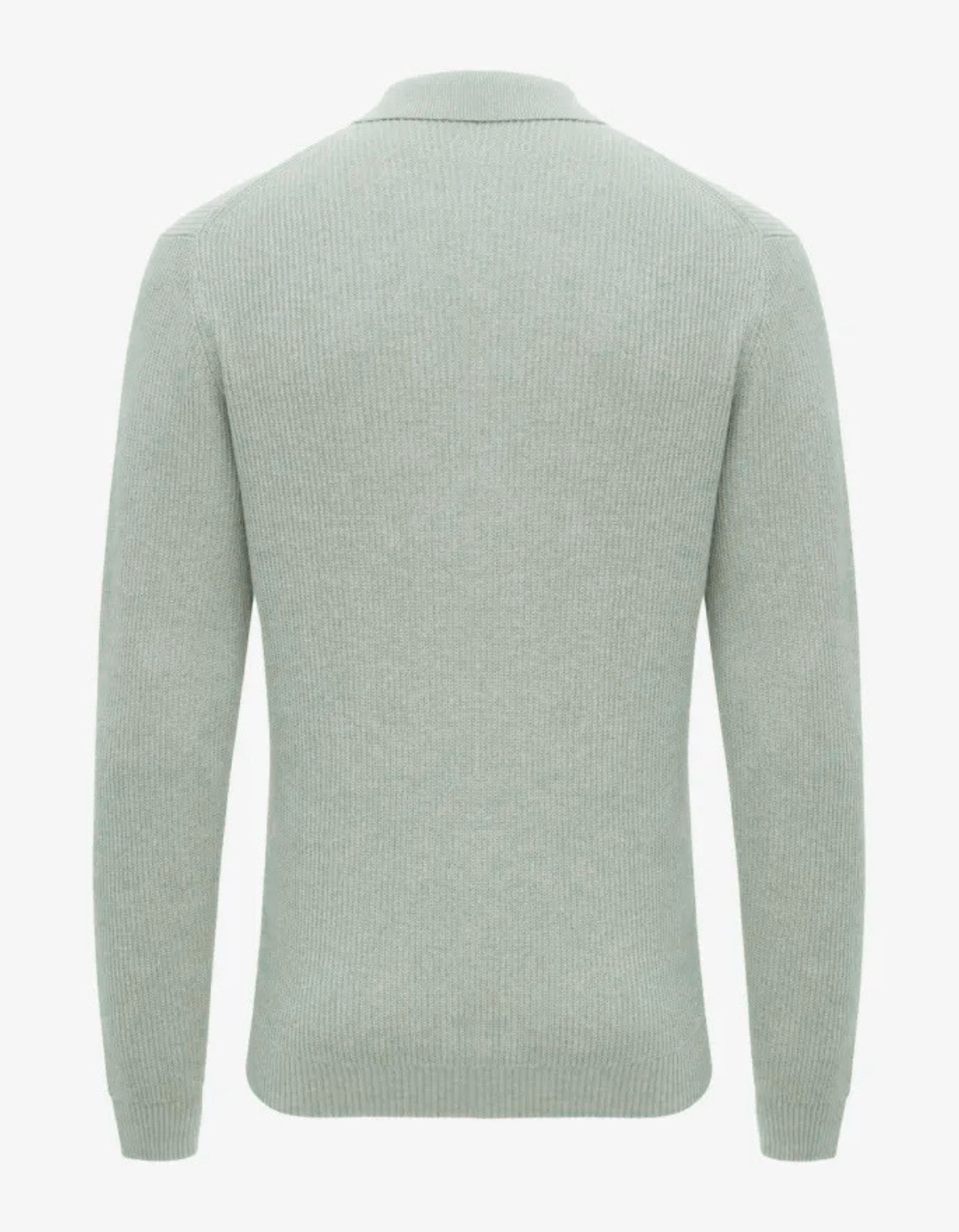 Gentiluomo Polo 3 Buttons Ls Polos Lichtgroen K4166-274