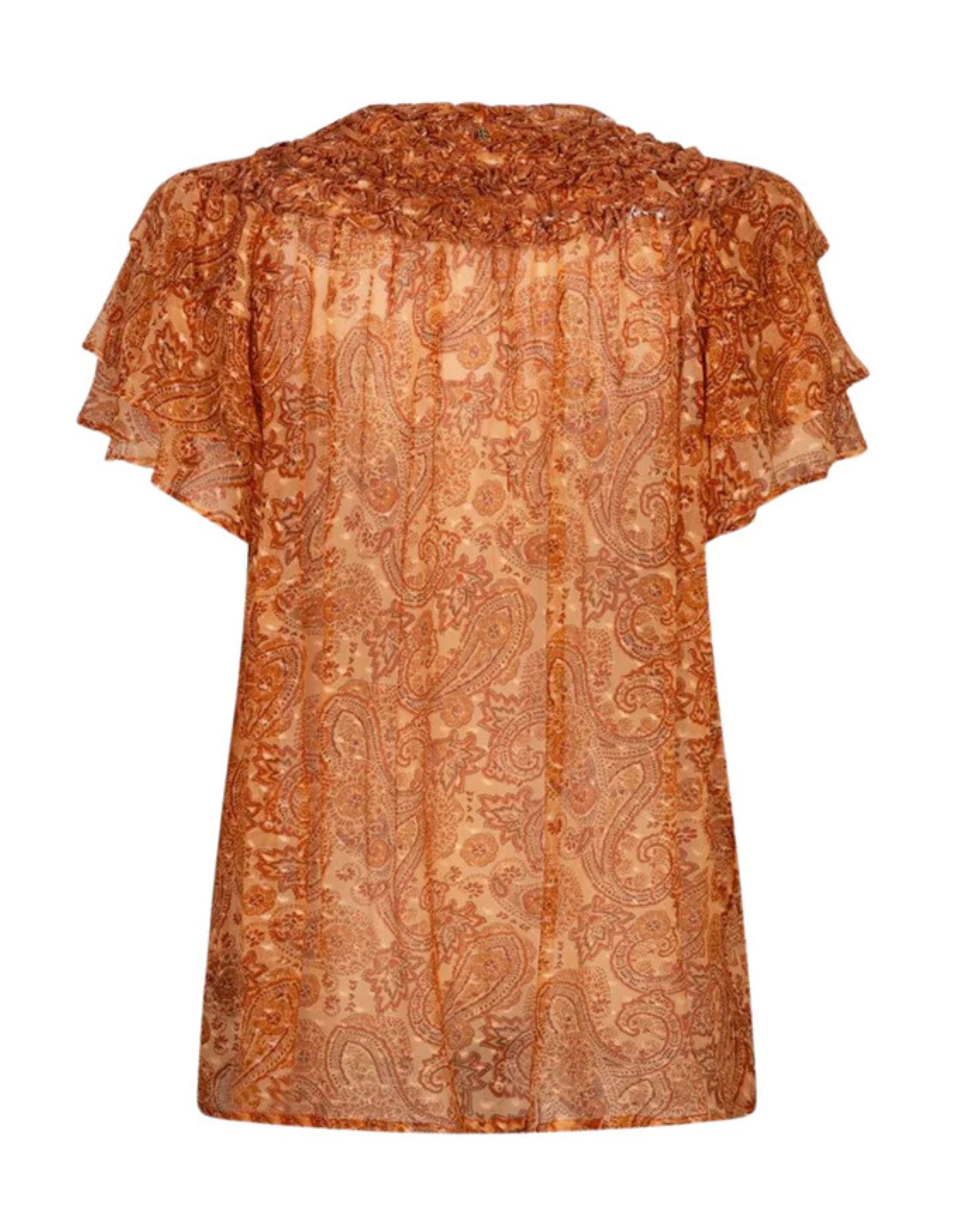 Ibana Thorin Paisley Tops Bruin 302620167