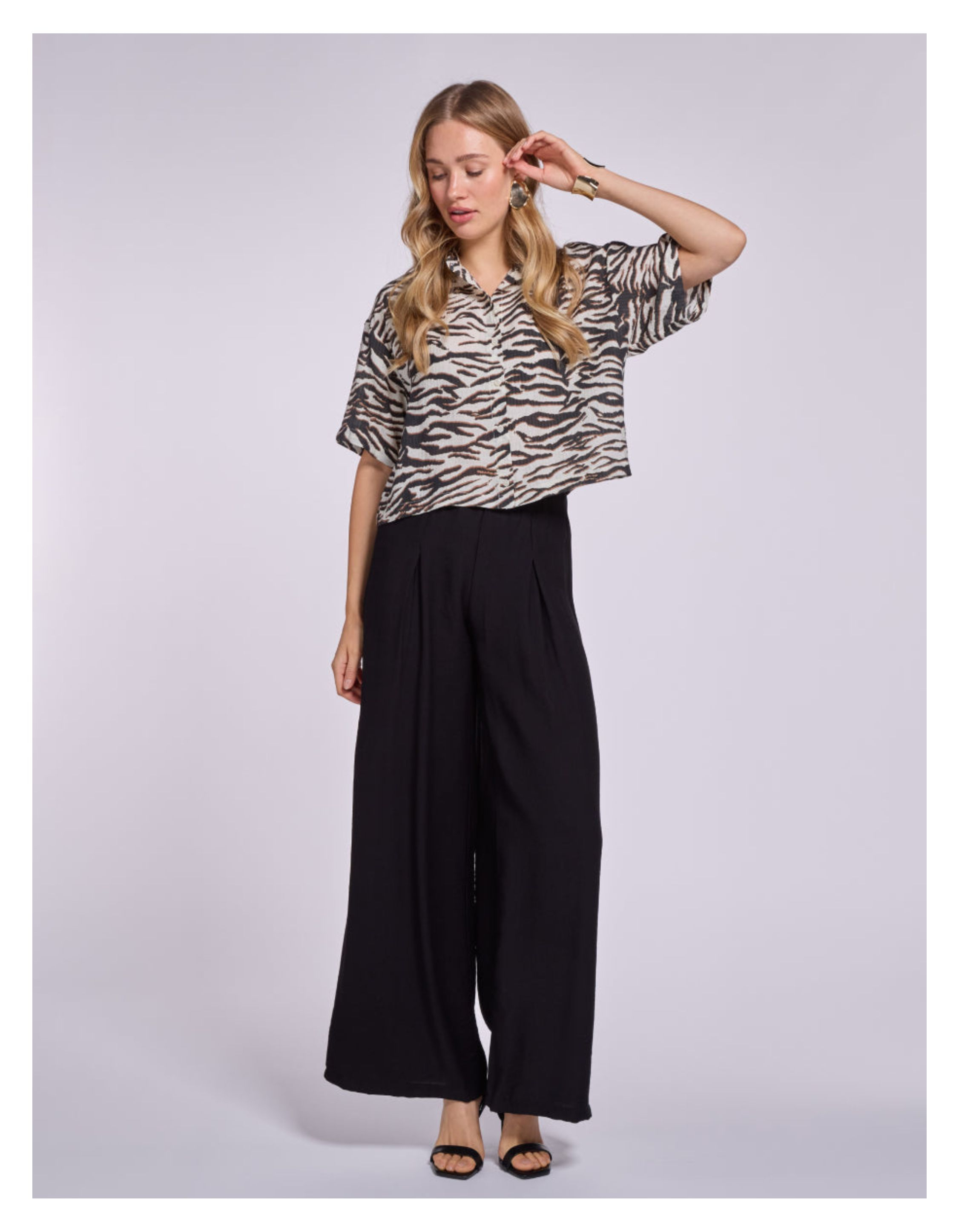 Freebird Trouser  Zwart Petra