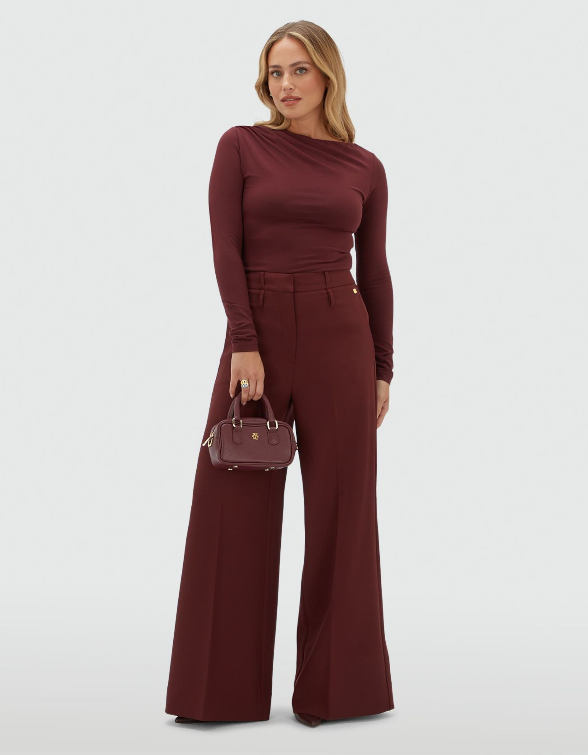 Josh V Sky Pantalons Bordeaux Jv-2608-0607