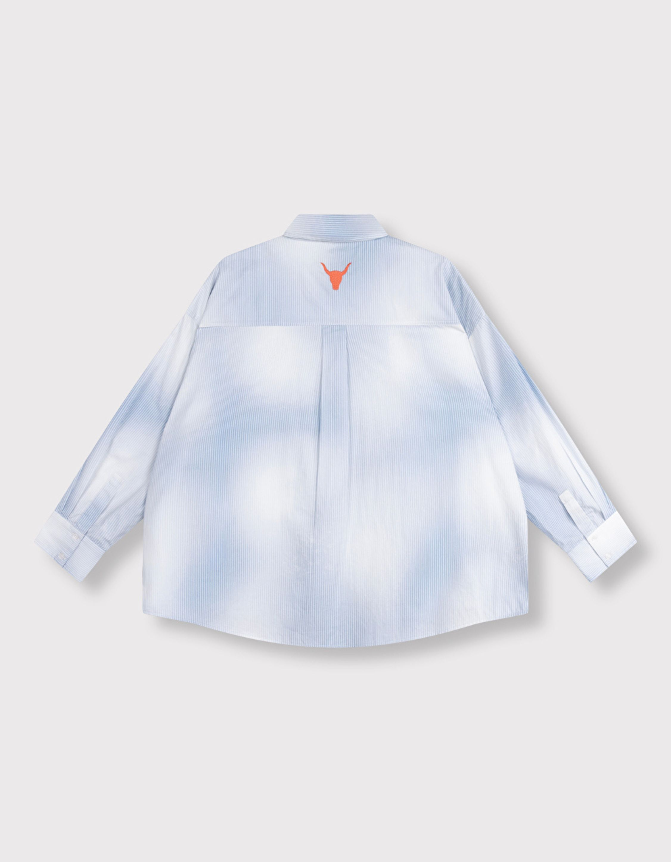 Alix The Label Ladies Woven Faded Stripe Blouse Blouses Lichtblauw 2606933782