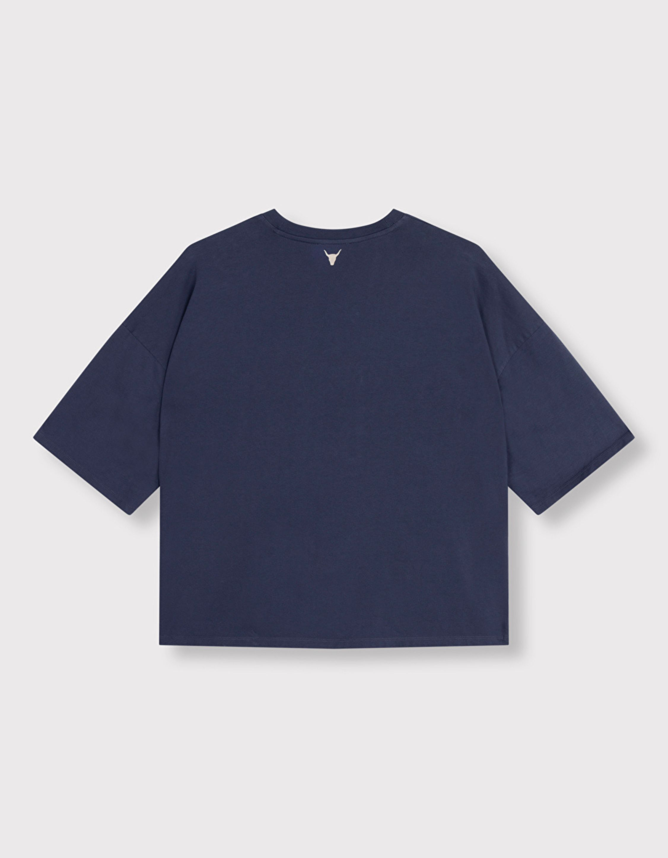 Alix The Label Ladies Knitted Big Alix Alix T-shirt T-shirts Donkerblauw 2606846806