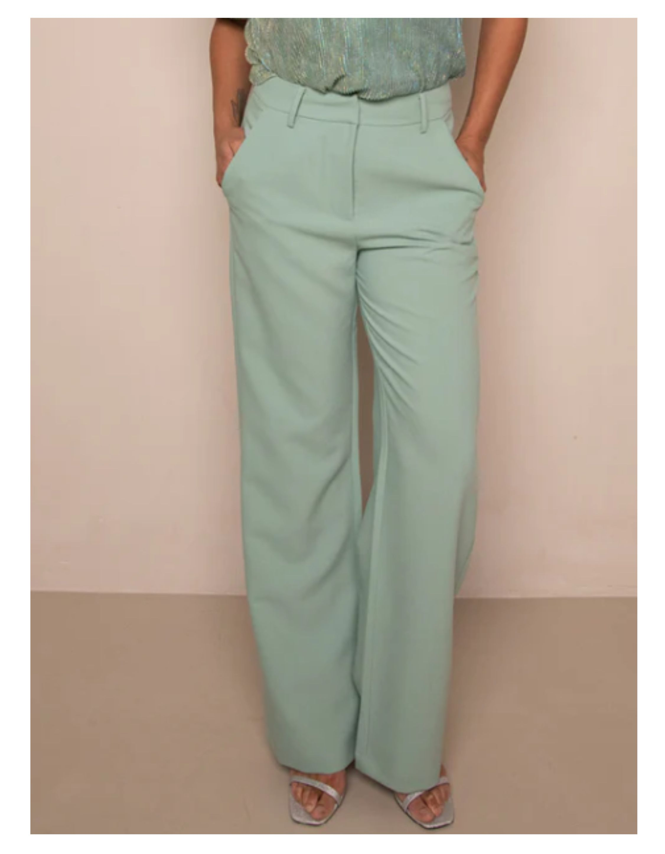 Freebird Trouser  Groen Lolani