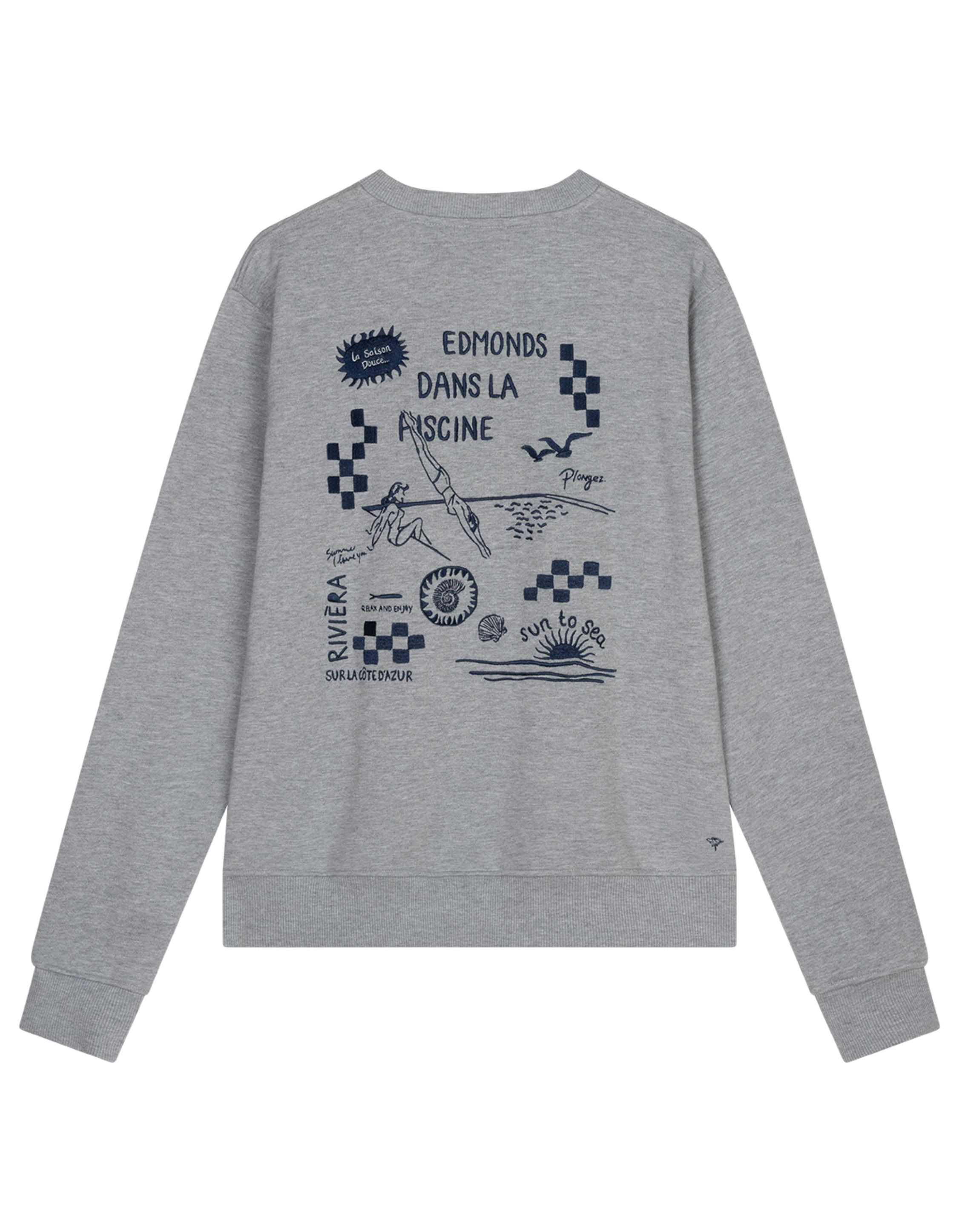 Edmonds Dans La Piscine Sweaters Grijs Dans La Piscine