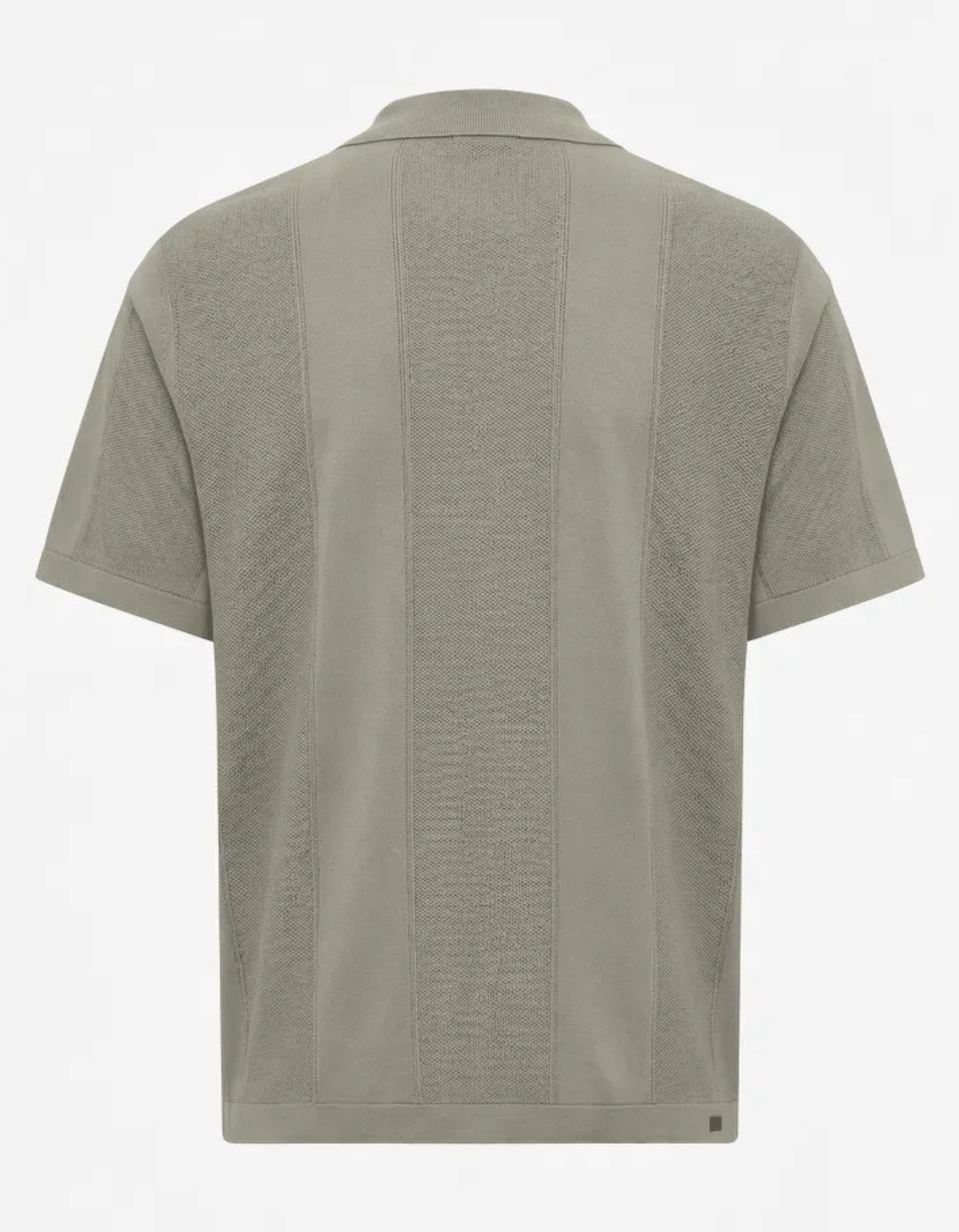 Genti Polo No Buttons Ss Polos Groen K4129-1260