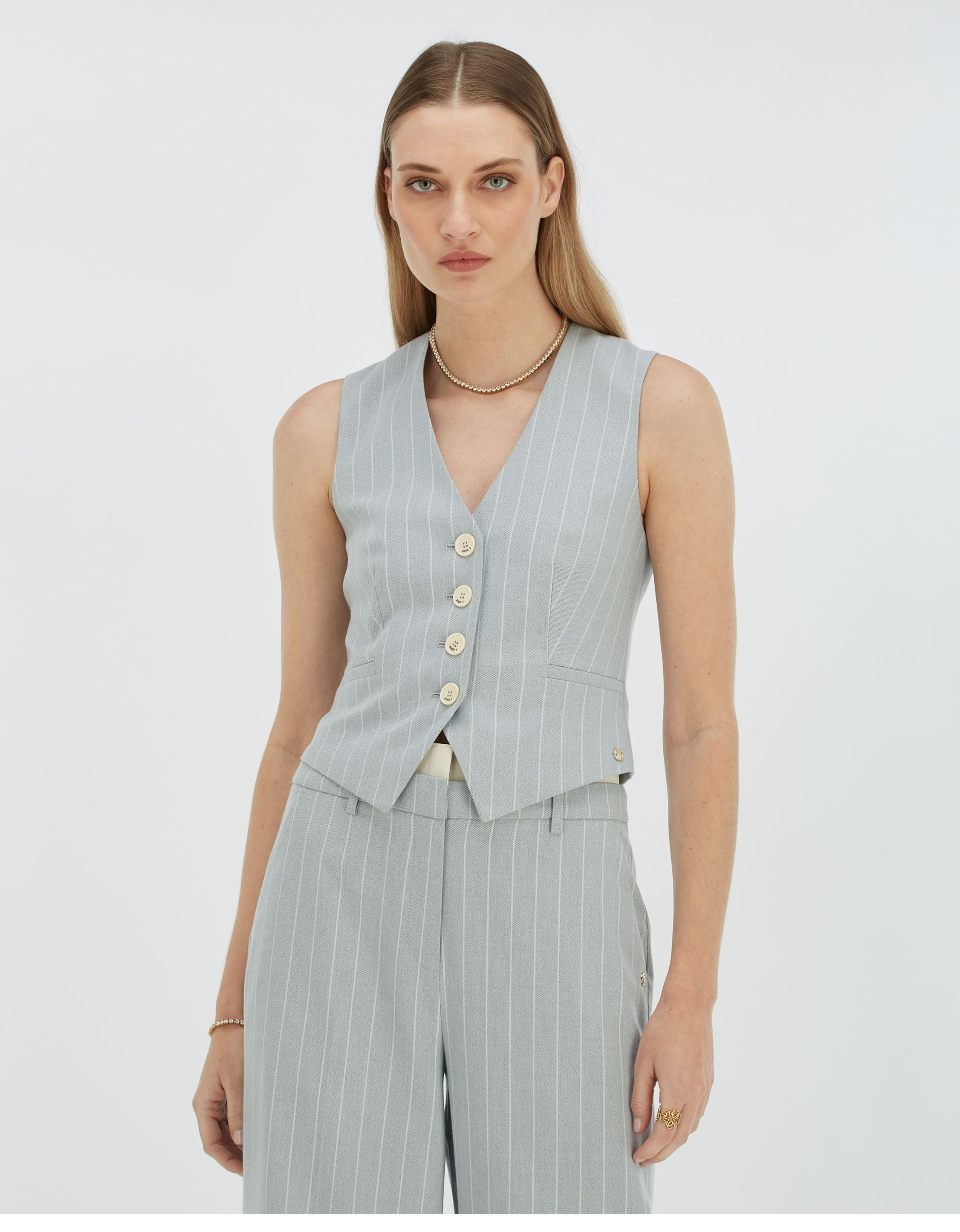 Josh V Rudy Gilets Lichtblauw Jv-2502-0101
