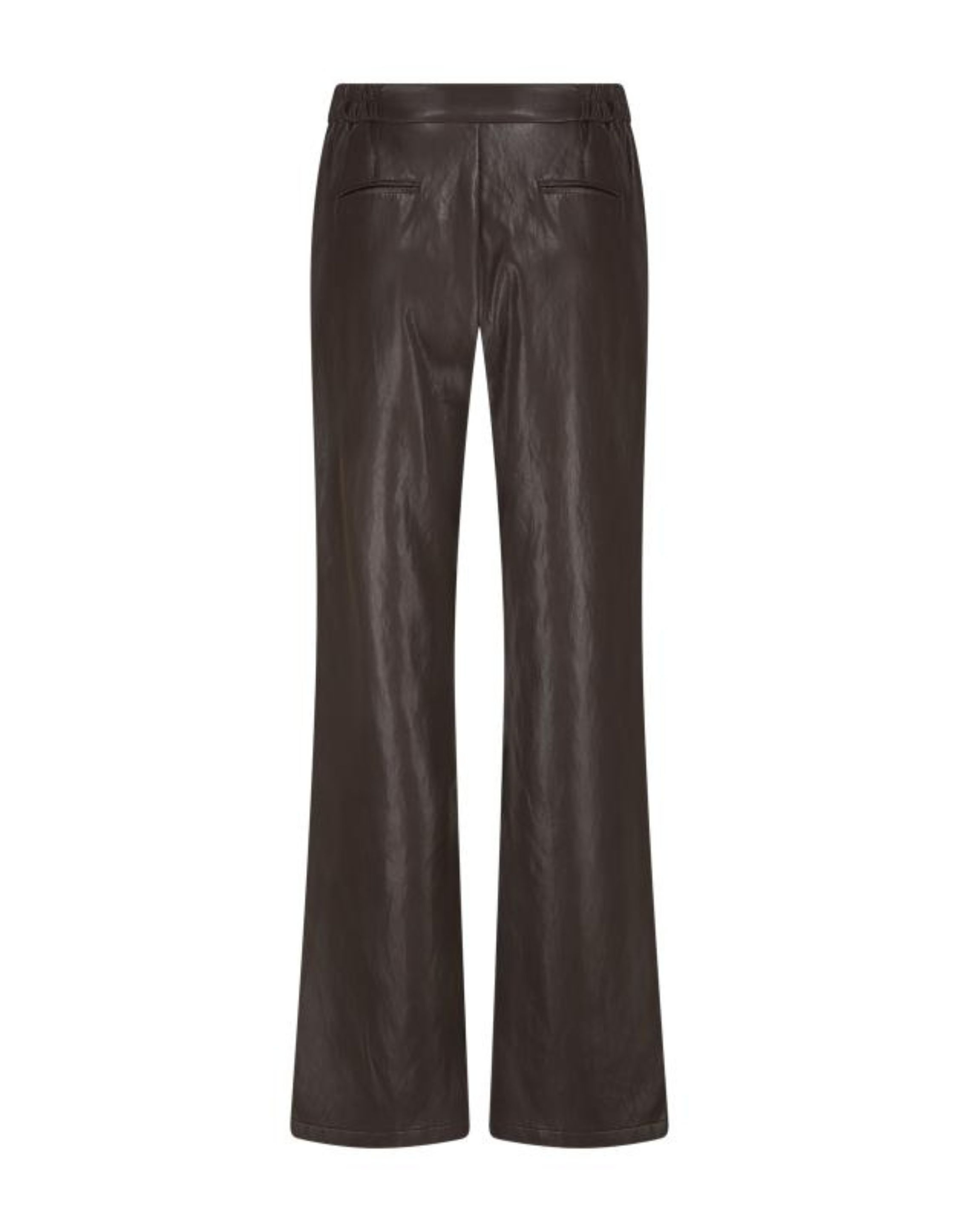 Nukus Fenna Pants Pantalons Donkerbruin Nkf09007