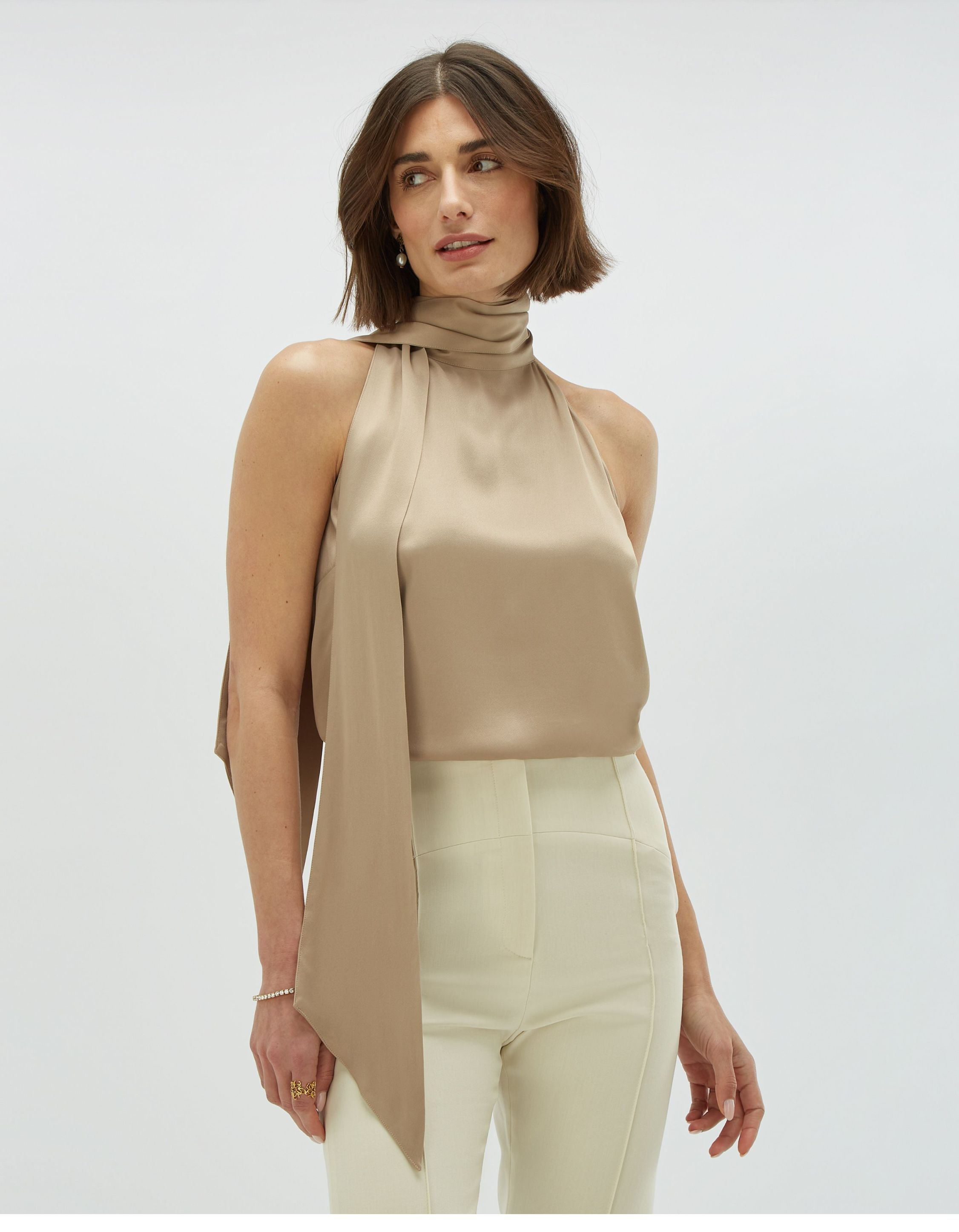 Josh V Yaniek Tops Taupe Jv-2503-0112
