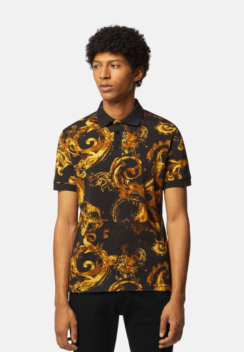 Versace Jeans  Polos Zwart 76gag6s0 Js286