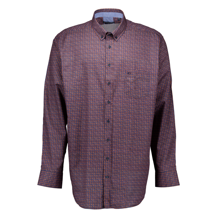 Giordano Lange Mouw Overhemden Print 20