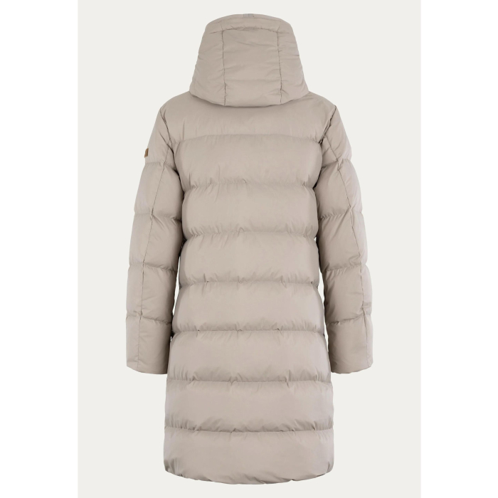 Moscow gewatteerde jassen taupe oggy: stijlvol en warm comfort