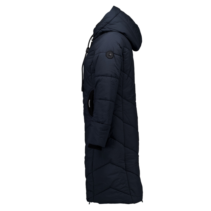 khujo Dames lange winterjas warme gewatteerde jas met sleutelhanger en capuchon Aribay4 Light-YM XS-XXL, L khujo Dames lange winterjas warme gewatteerde jas met sleutelhanger en capuchon Aribay4 Light-YM XS-XXL, L