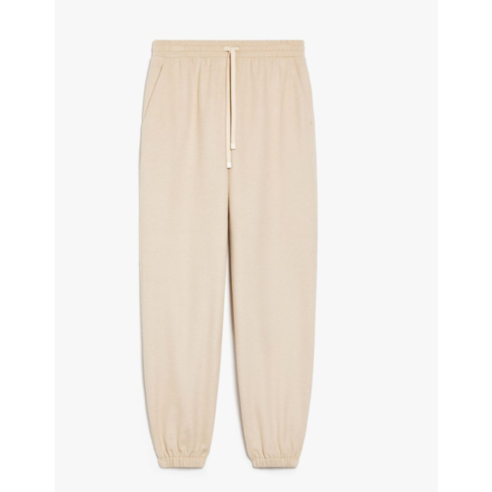 パンツ MAX MARA BEIGE POLYESTER BLEND ELIS JOGGERS Max Mara Weekend Joggings Broeken Beige Elis