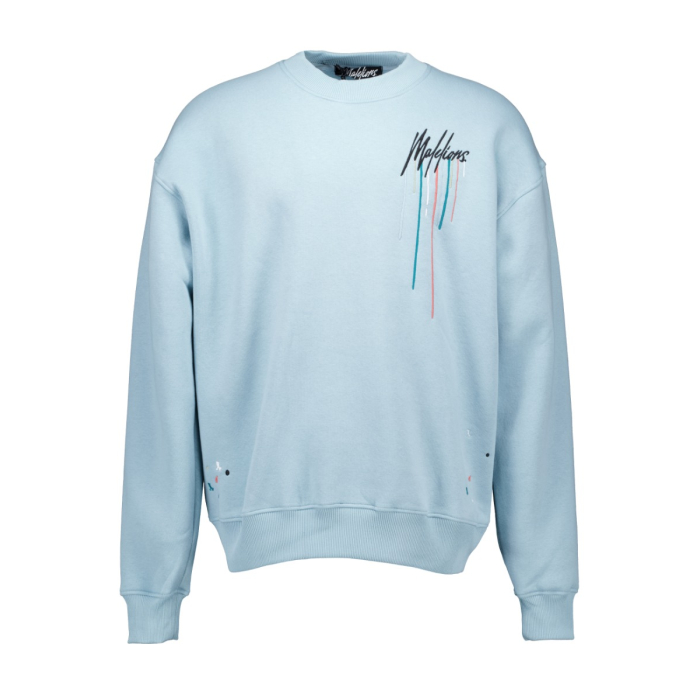 Malelions Painter Sweaters Lichtblauw Mm1 ps24 21