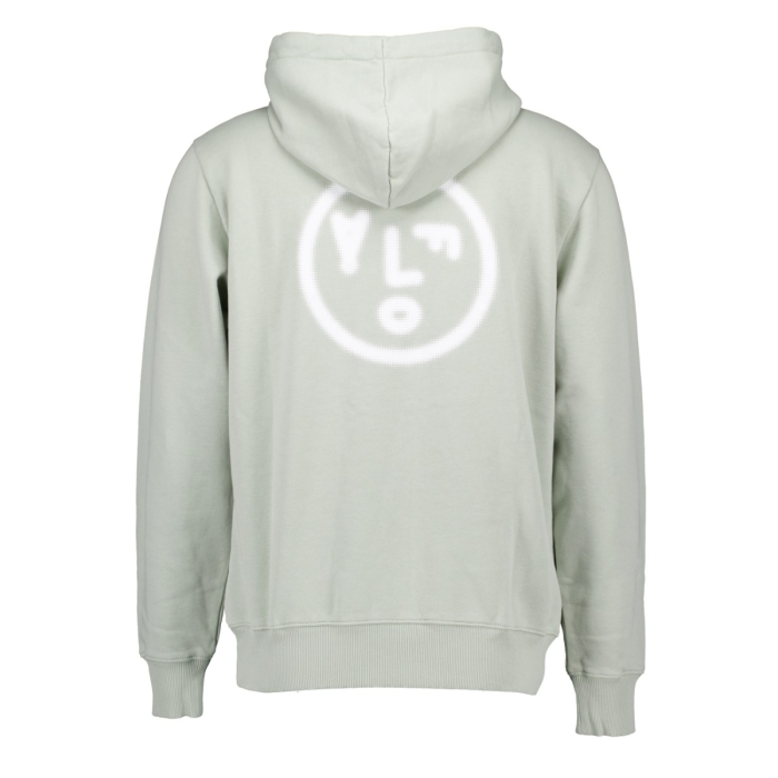 OlAf Pixelated Face Hoodie Hoodies Groen M160211
