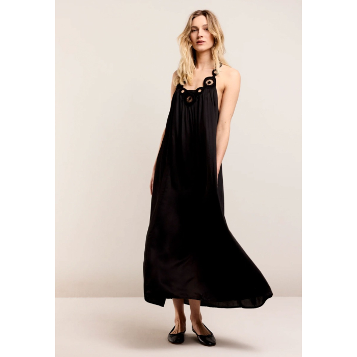 Elegant in zwart: Summum jurken 5s1550-12046 van Summum merk