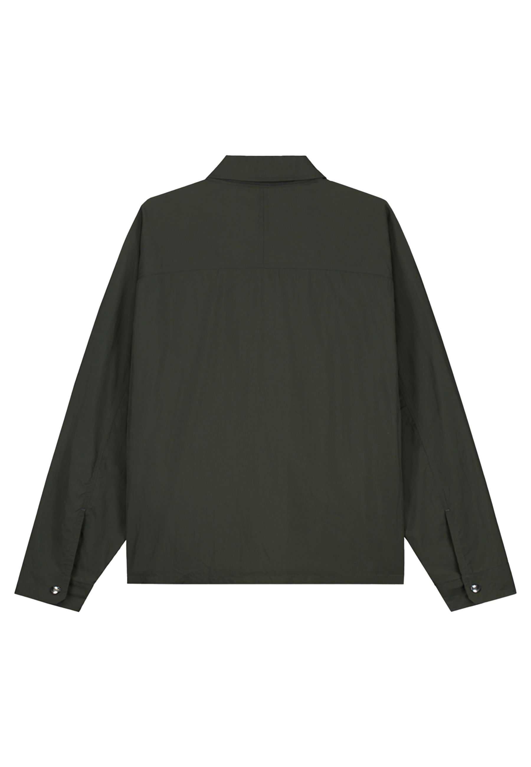Crinkle nylon jackets groen