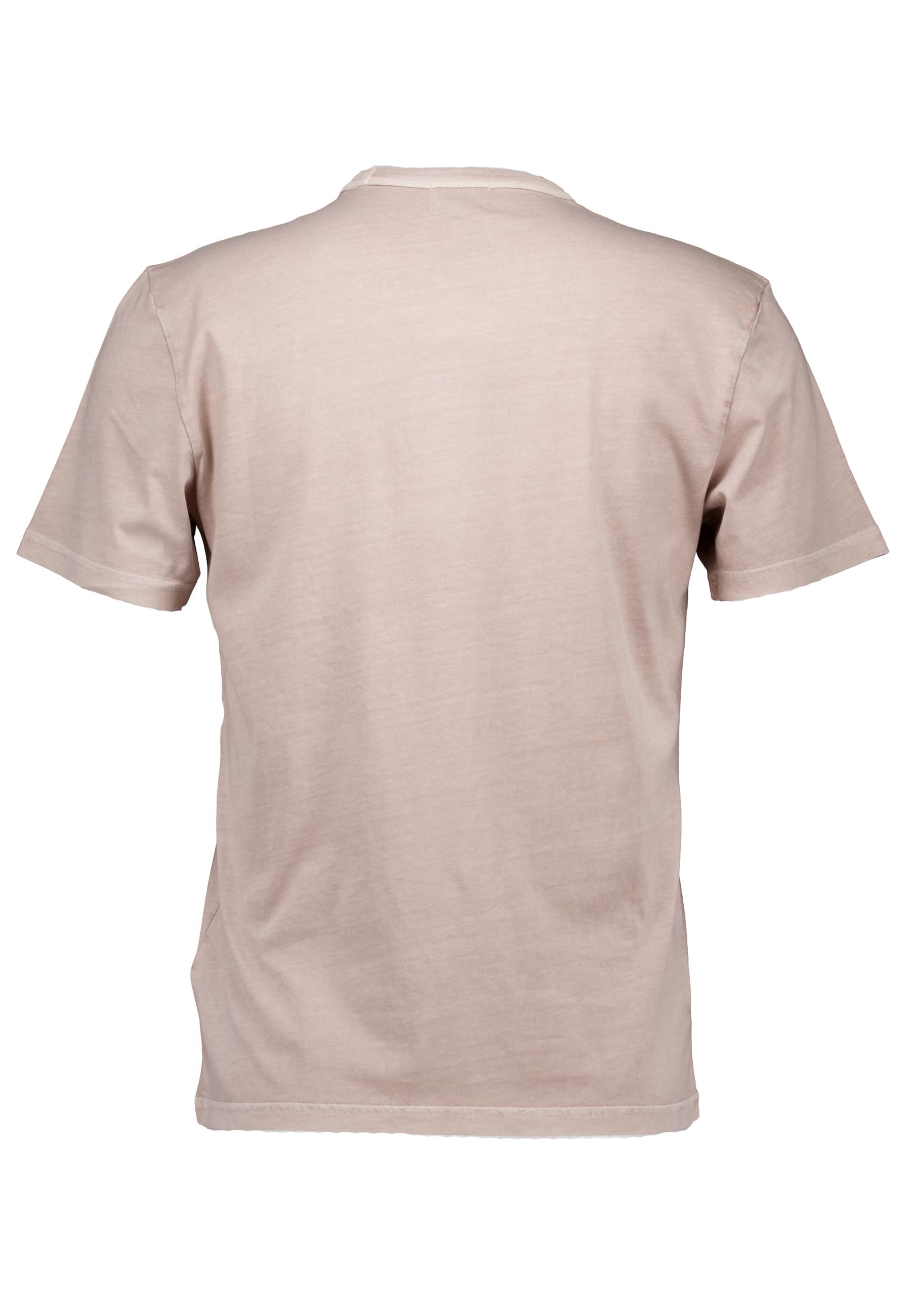 Garment dyed logo t-shirts beige