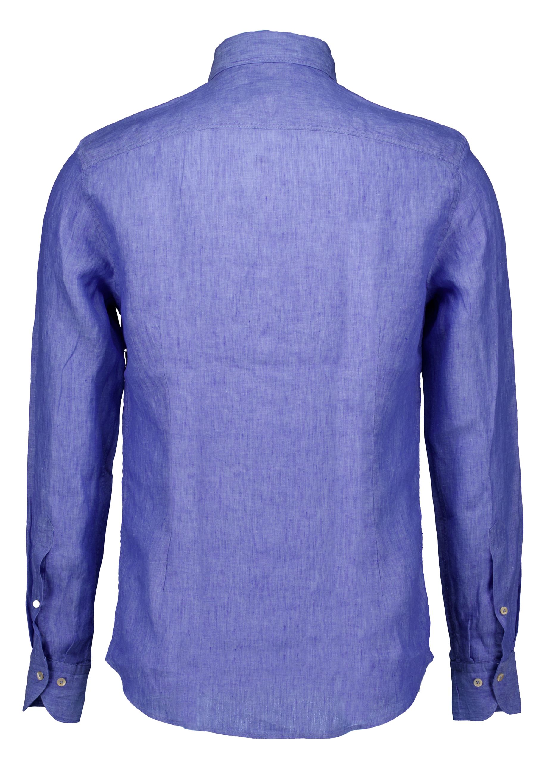 Slimline c72 rc lange mouw overhemden blauw
