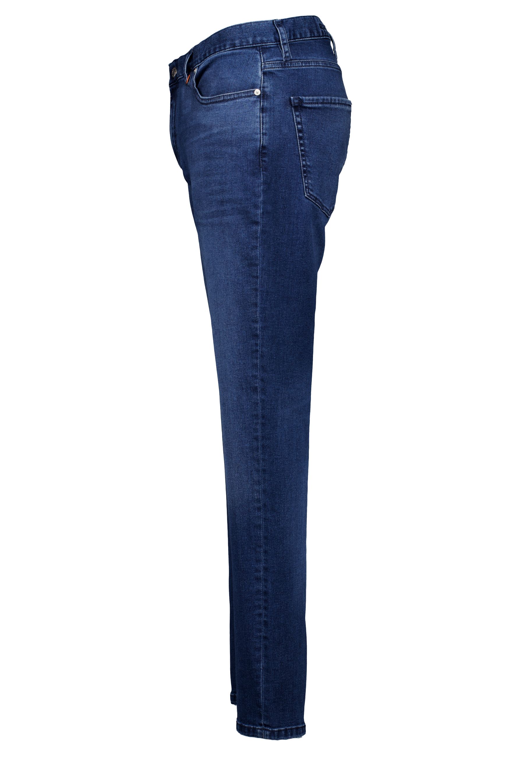 Super stretch pantalons blauw