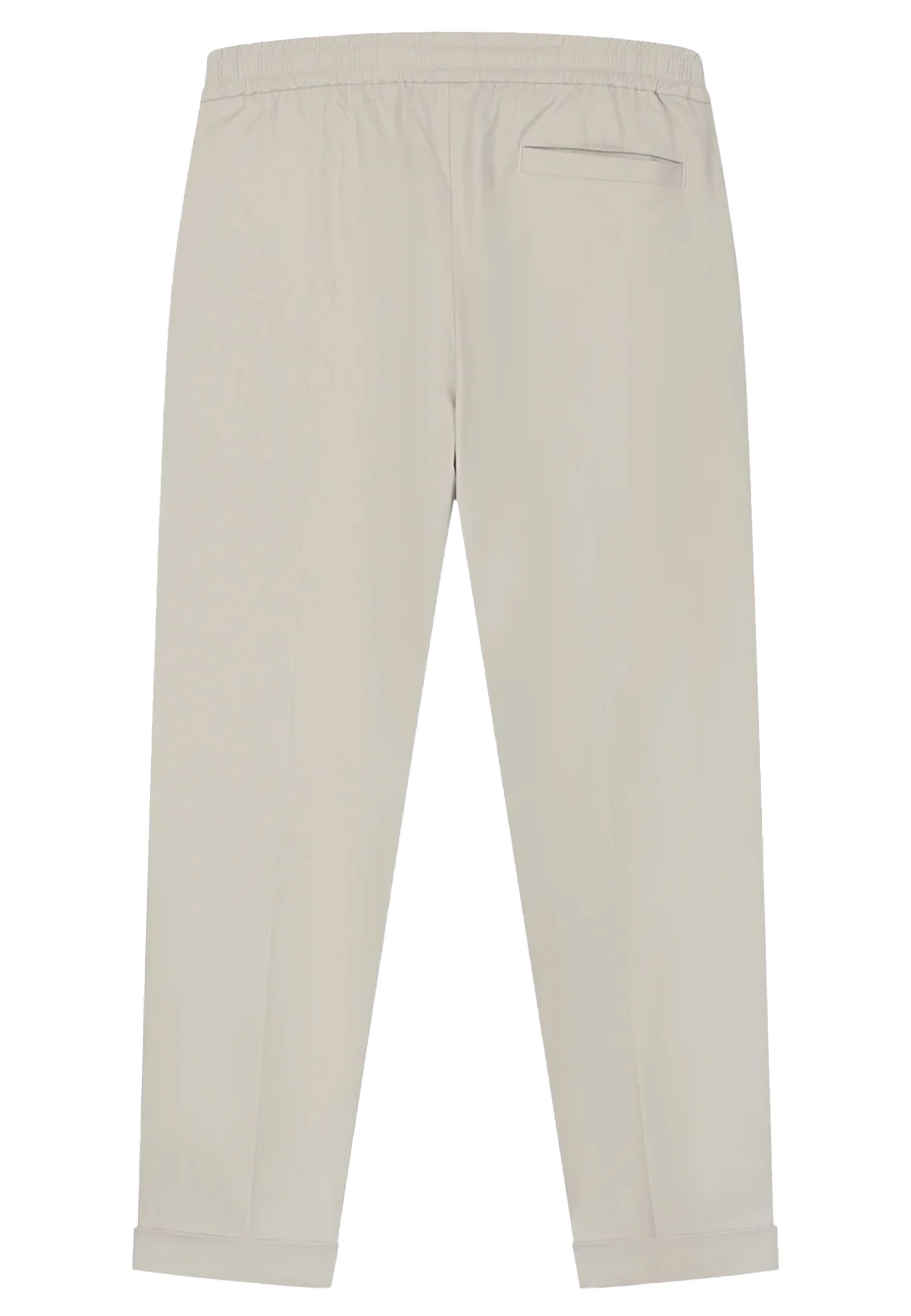 Slim Cotton Pantalons Lichtgrijs M160402