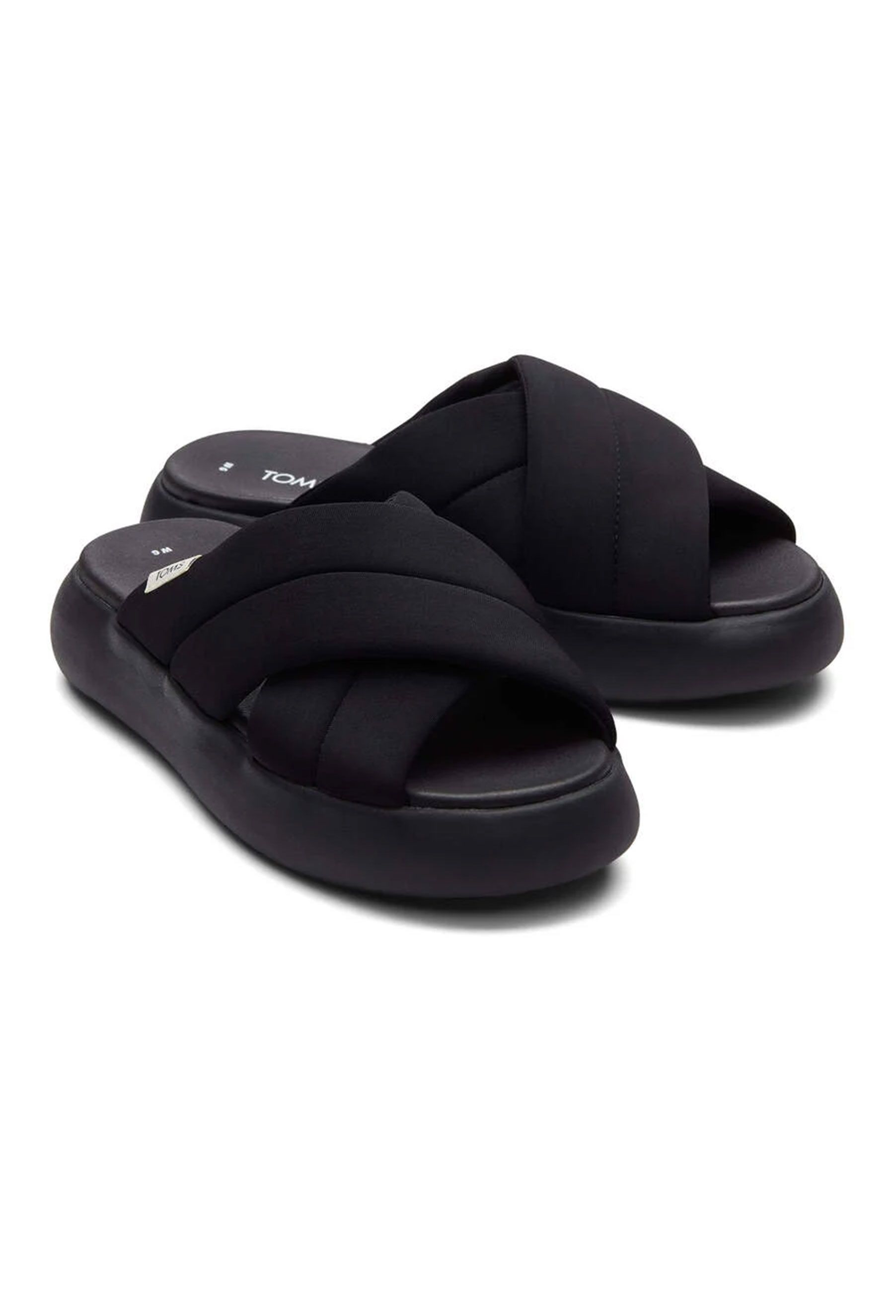 Alpargata mallow crossover slippers zwart