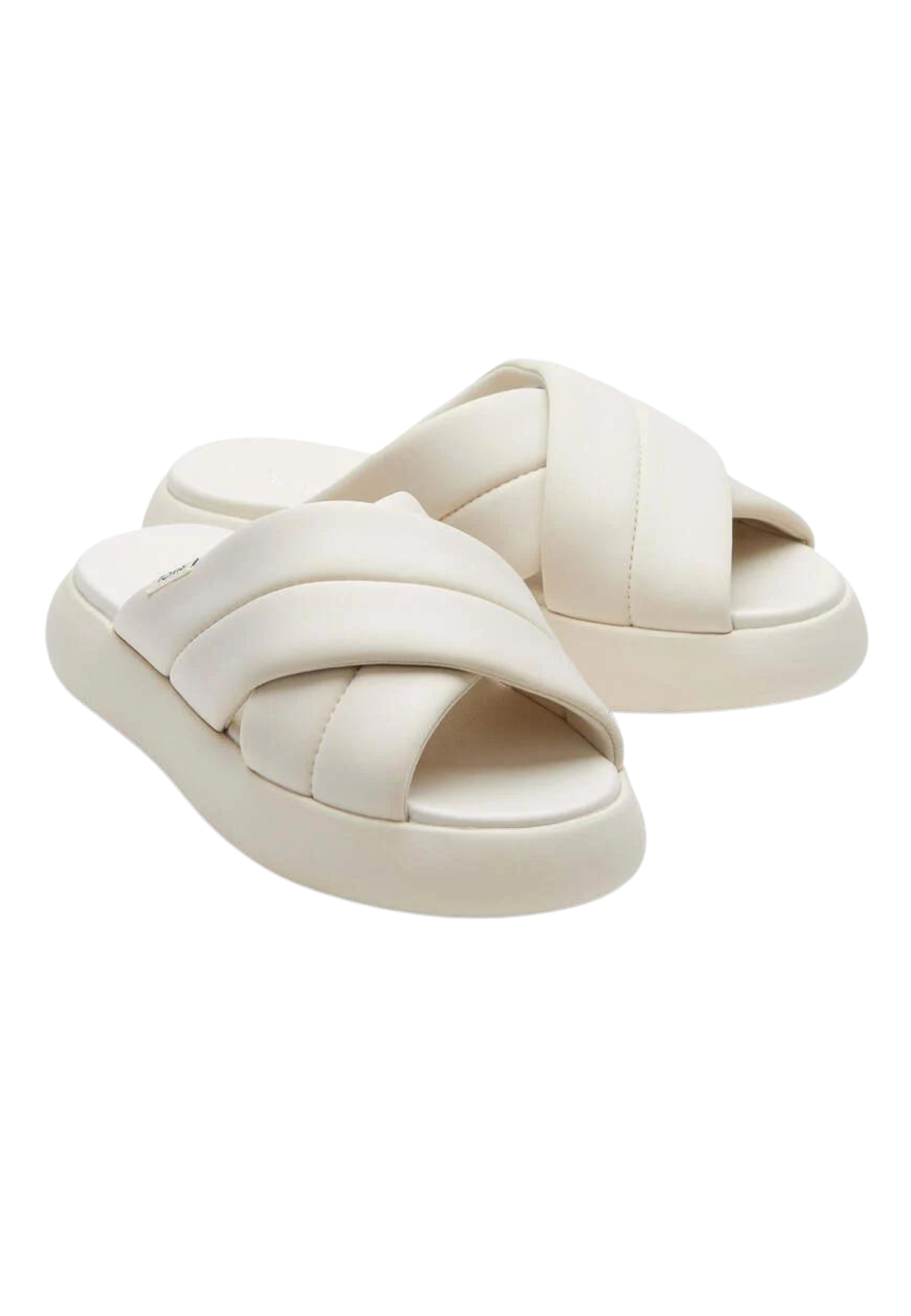 Alpargata mallow crossover slippers beige