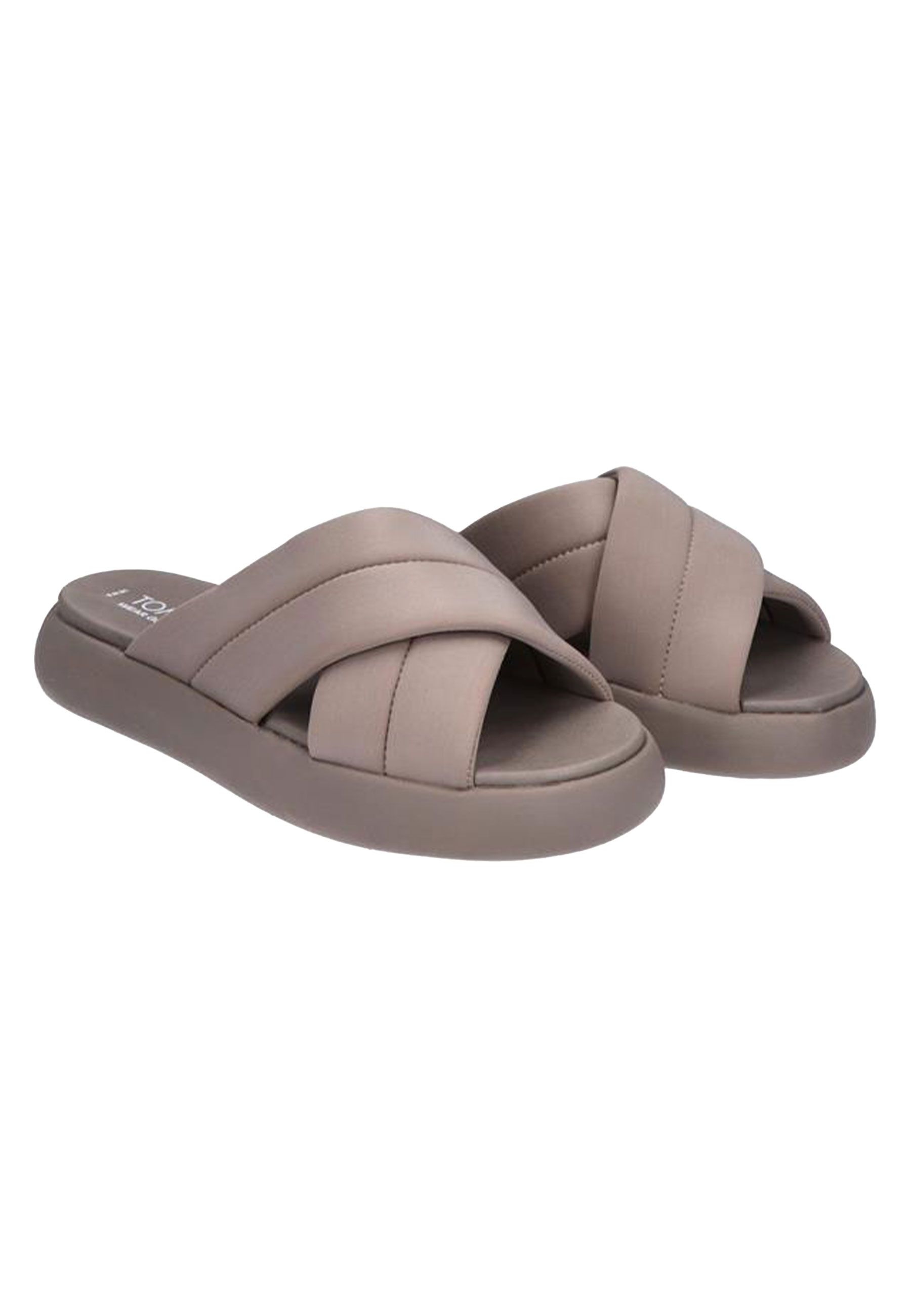 Alpargata mallow crossover slippers taupe