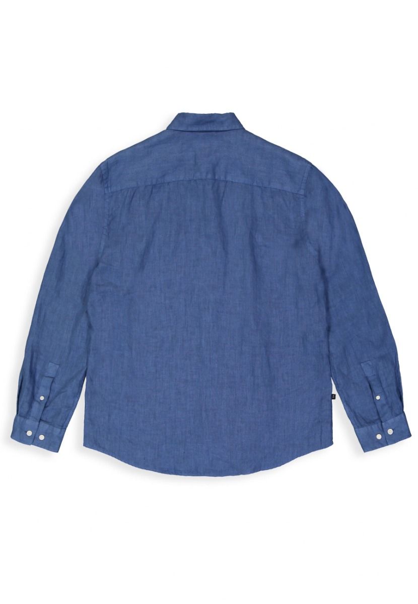 Rob Lange Mouw Overhemden Blauw M2414006