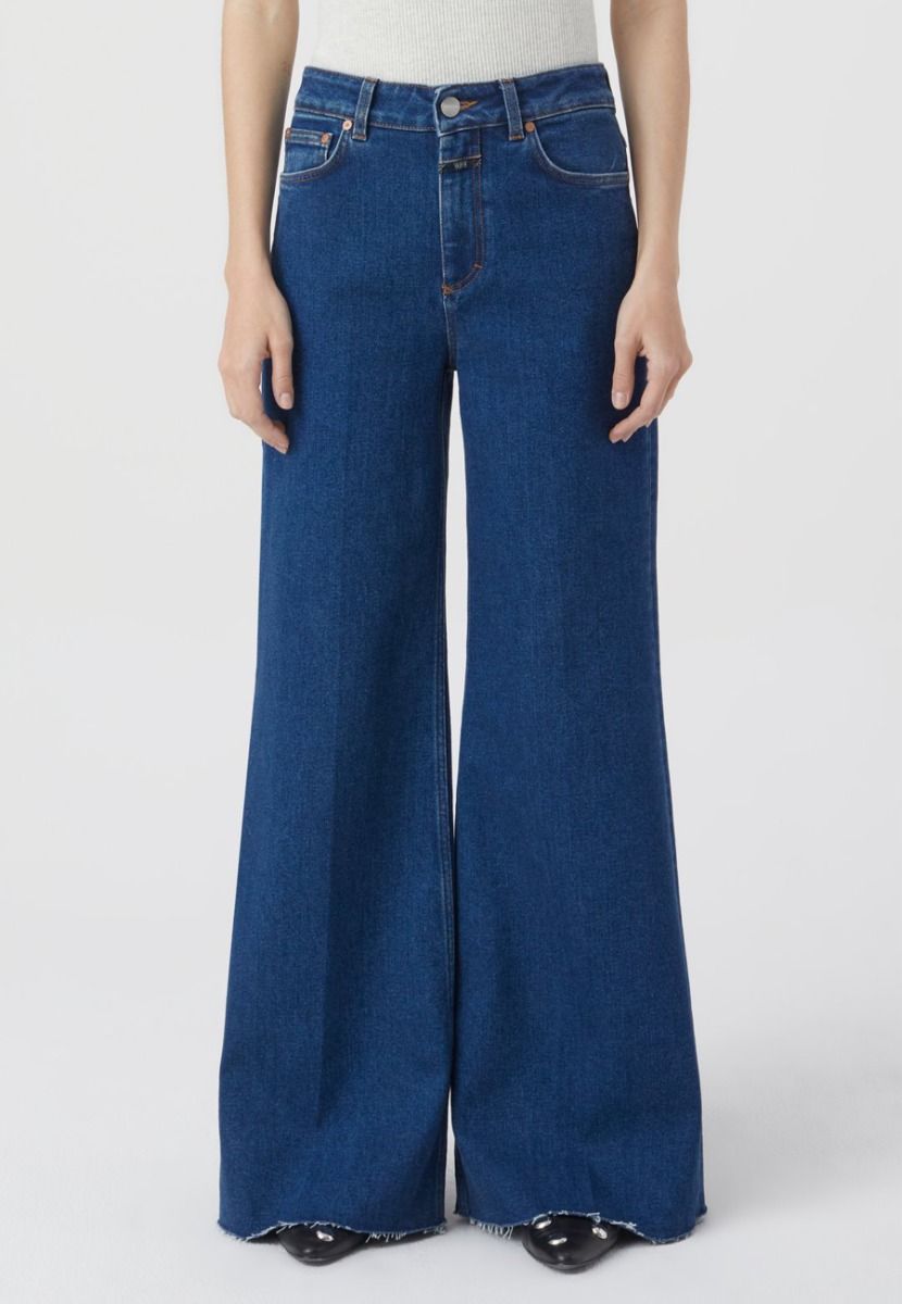 Glow-up bootcut jeans blauw