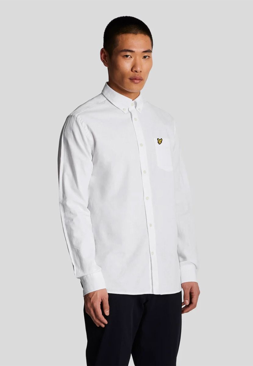 Linen Lange Mouw Overhemden Wit Lw2004v 626