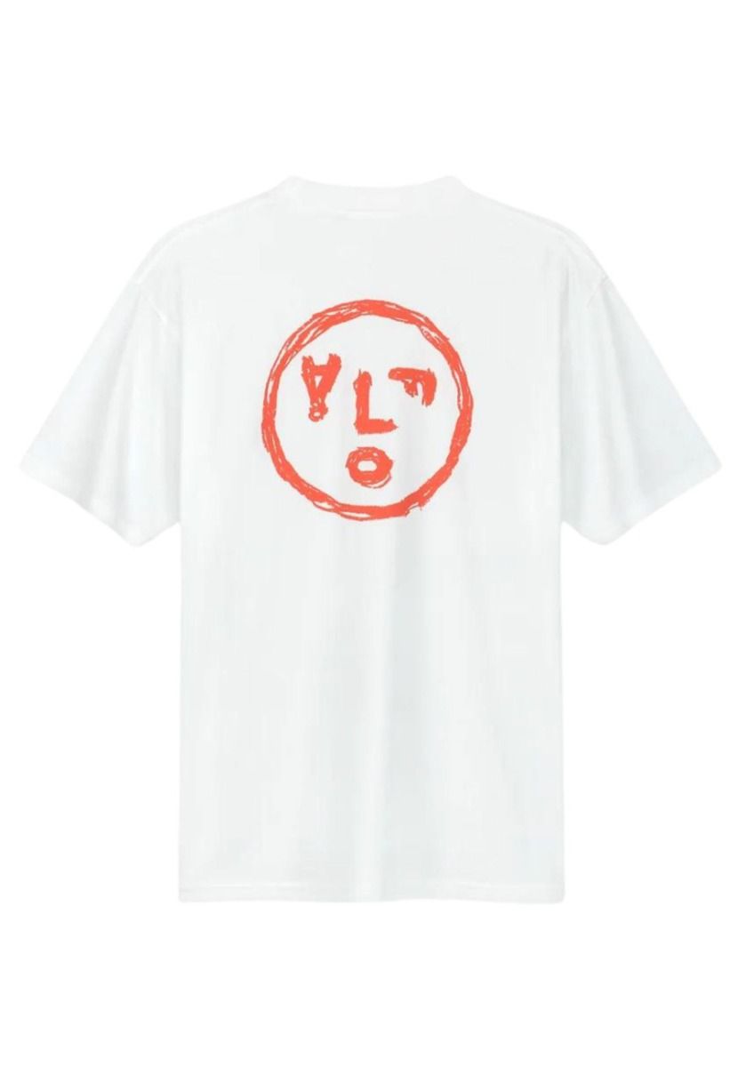 Face Crayon T-shirts Wit M170109