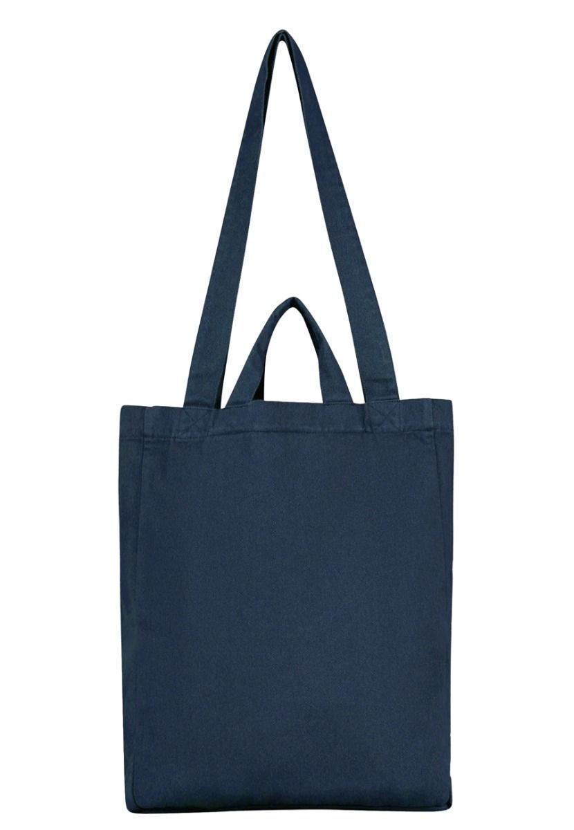 Tote bag shoppers donkerblauw