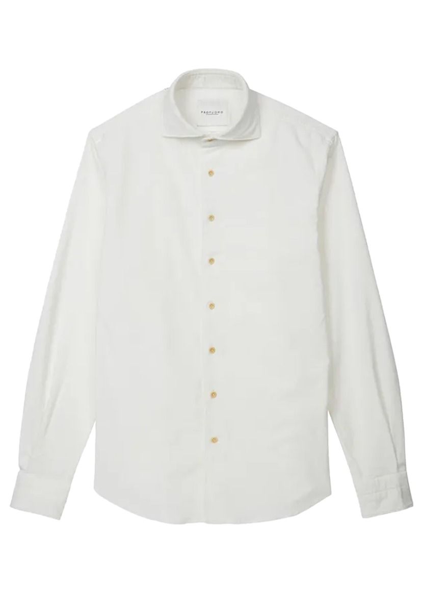 Lange Mouw Overhemden Wit Ppth30035a