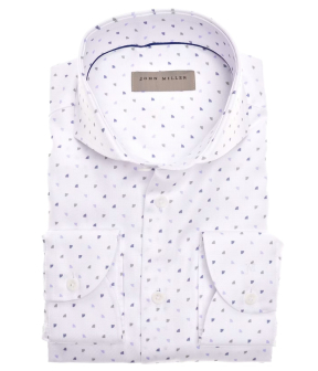 John Miller Tailored Fit Lange Mouw Overhemden Wit 5140353-910