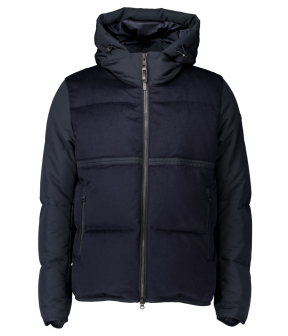 Duno Prato Satu Gewatteerde Jassen Donkerblauw Palm