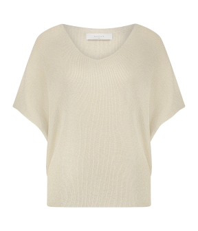 Nukus Dina Top Lurex  Off White Fw240134