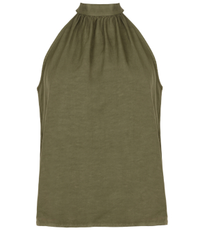 Freebird Top  Olijf Basha