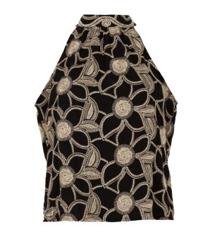 Freebird Top  Zwart Tatum