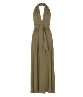 Freebird Dress  Olijf Dominic Maxi